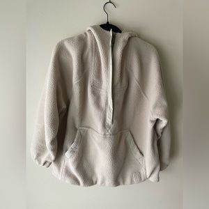 Free People Bunny Slopes Pullover Fleece Hoodie